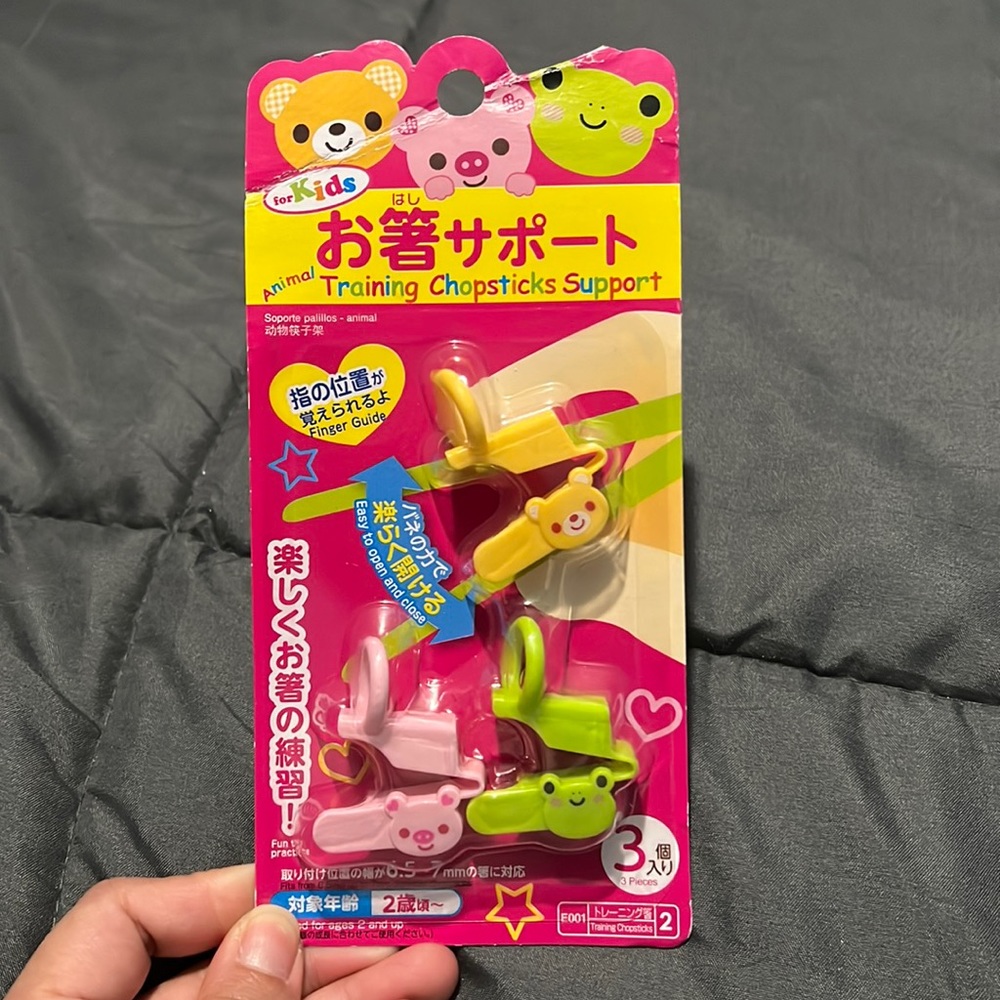 3-pc Training Chopstick Support